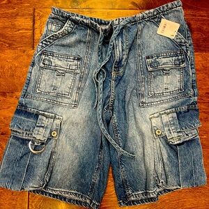 NWT Free People Reina Cargo Shorts